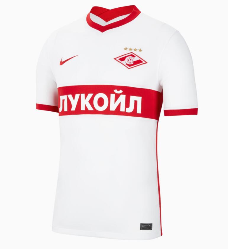 2021/22 Spartak Moscow Away Kit Soccer Jersey